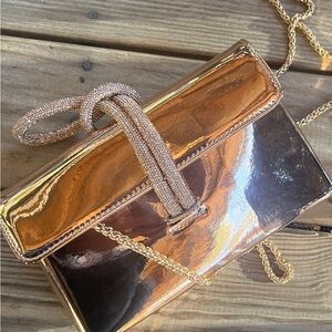 Dune London Elegant Rose Gold wrist or shoulder Purse